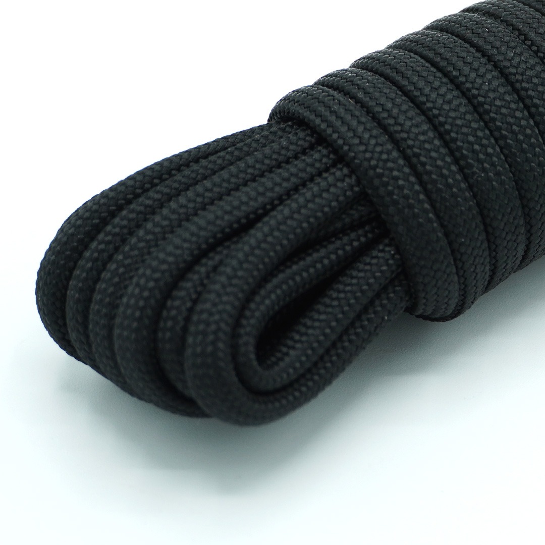 Paracord 550 - 4 mm | 01 - Nero - immagine 1