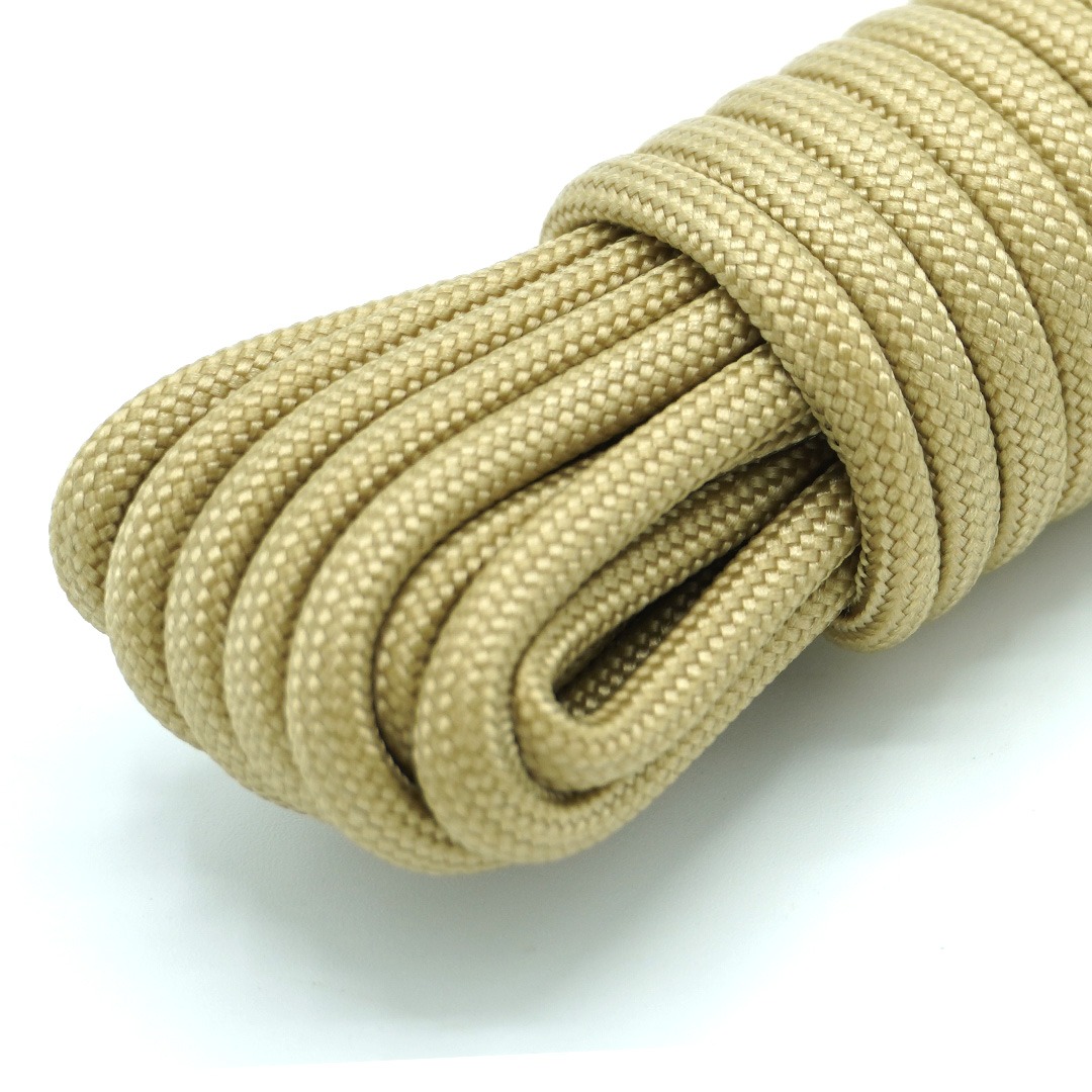 06 1 tan paracord-550 originale-mil-spec-type-III-7-strand-black-squirrel-paracord Paracord 550 - 4 mm | 06 - Tan - immagine 1