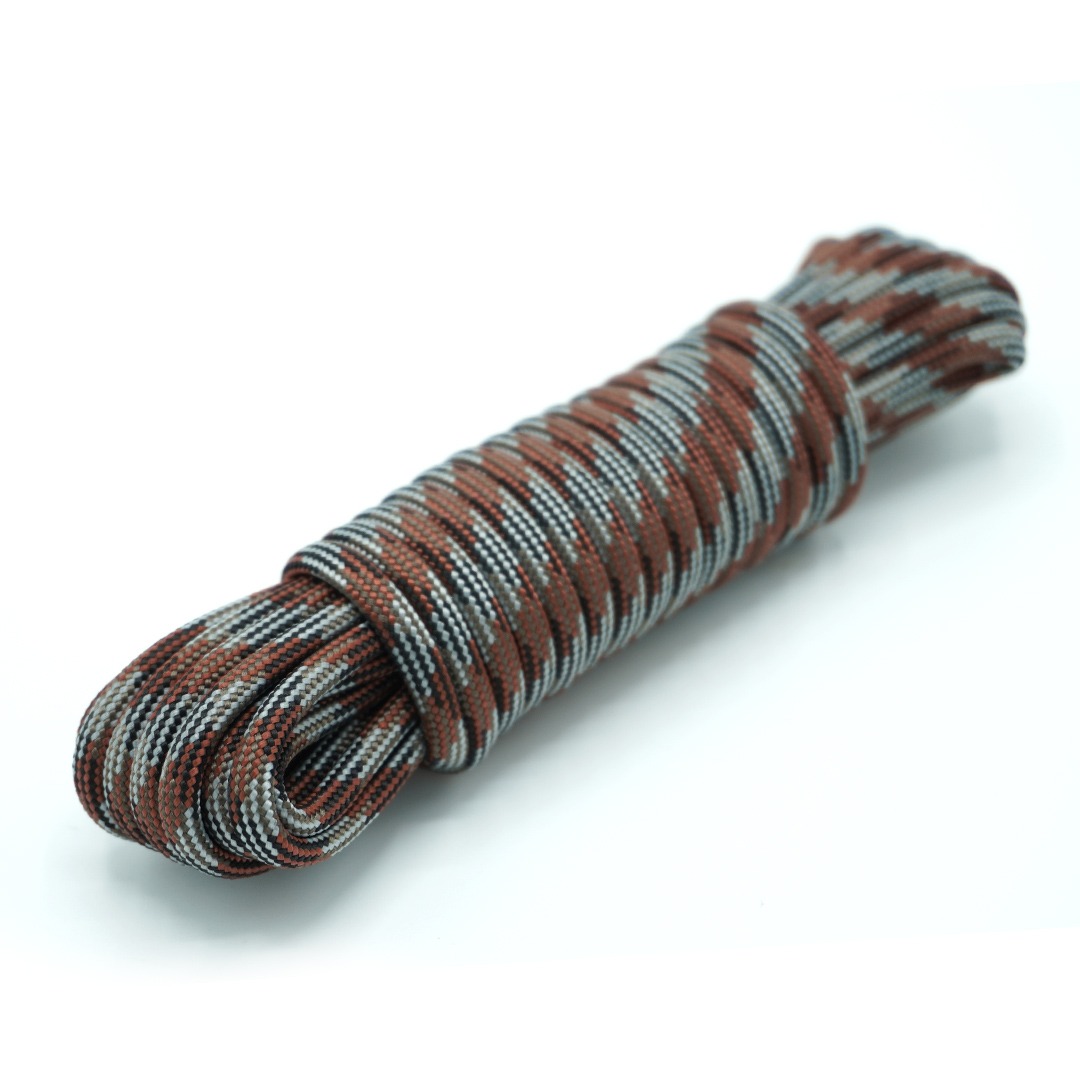 Paracord 550 - 4 mm | 12 - Black Camo - immagine 2