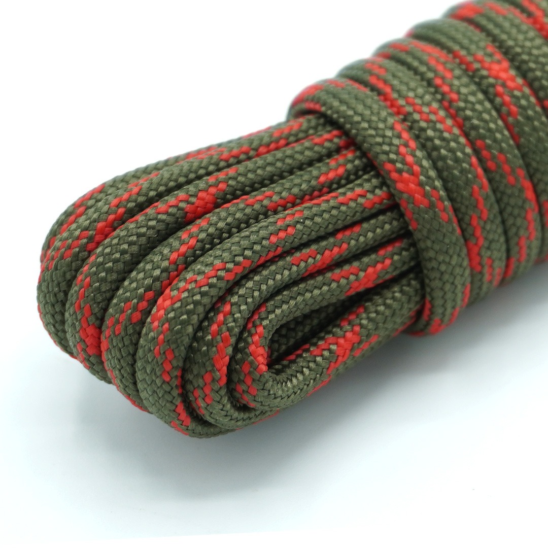 Paracord 550 - 4 mm | 14 - OD Red camo - immagine 1