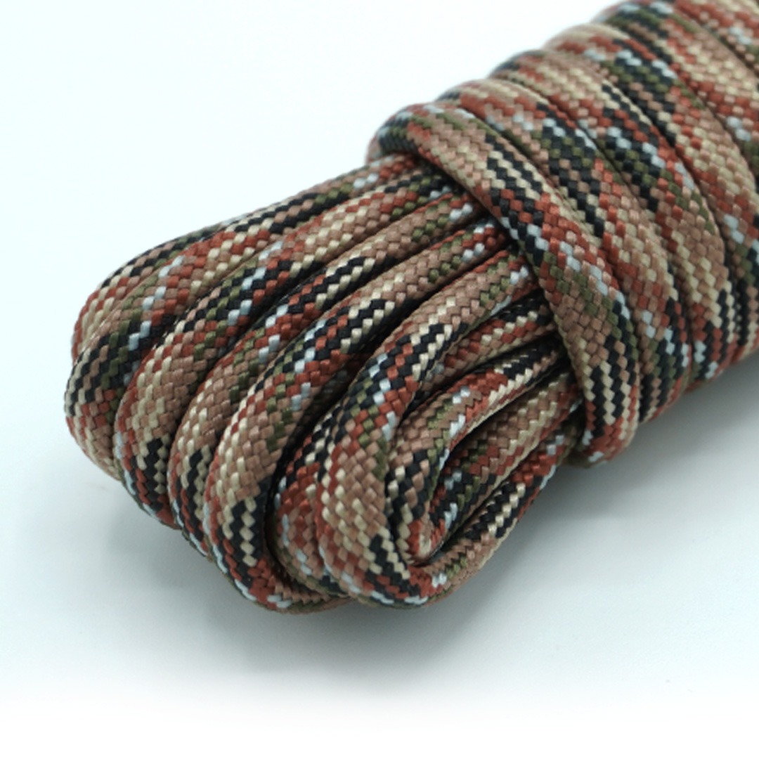 Paracord 550 - 4 mm | 18 - Brown camo - immagine 1