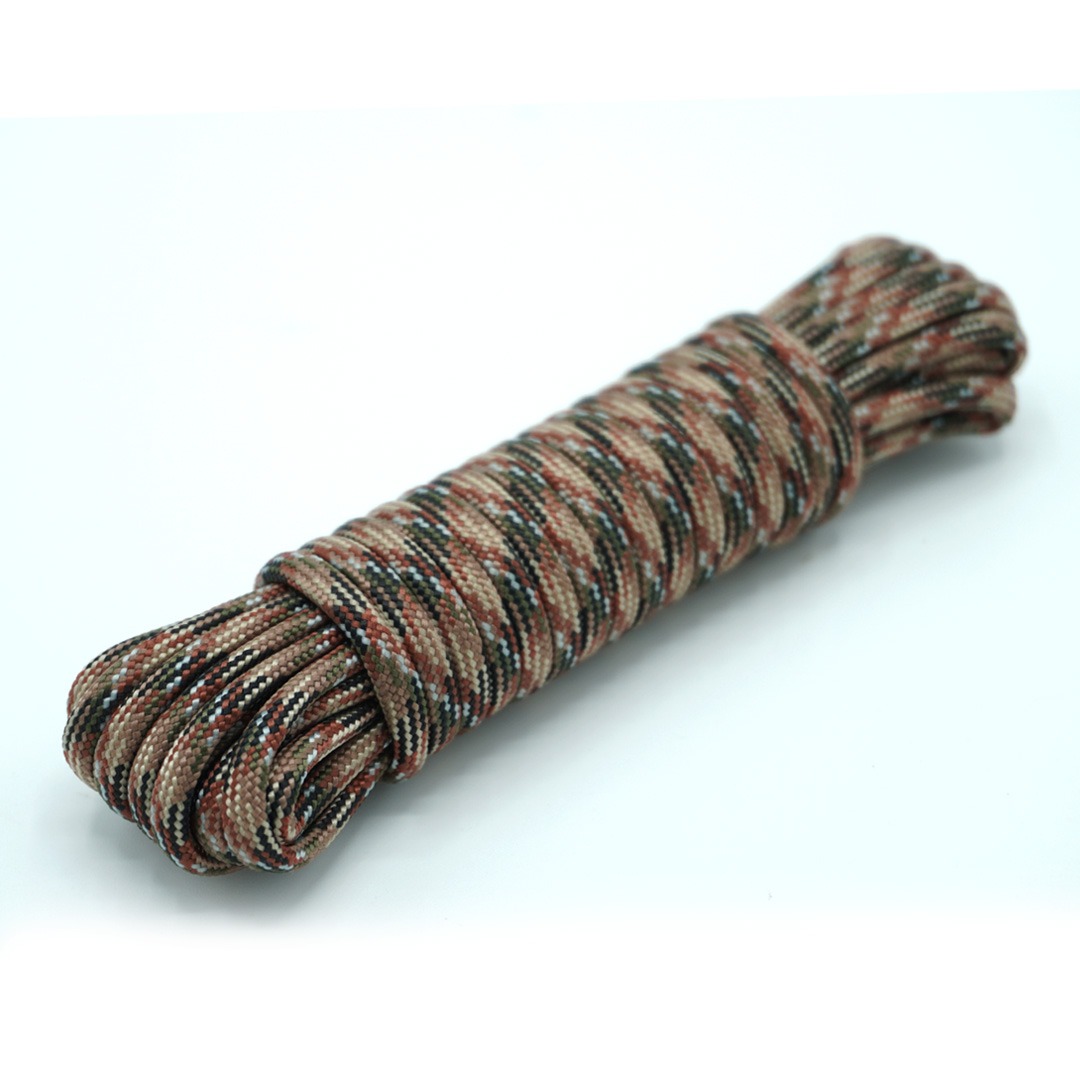 Paracord 550 - 4 mm | 18 - Brown camo - immagine 2