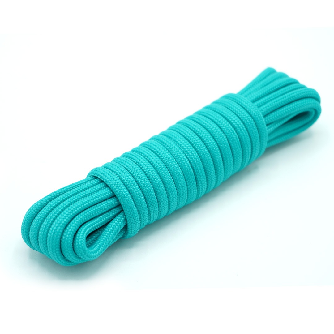 Paracord 550 - 4 mm | 25 - Acid blue - immagine 2