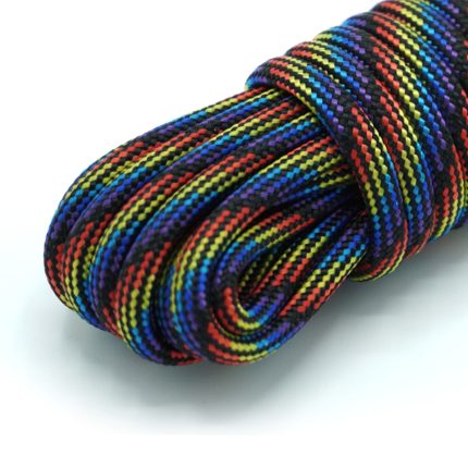 Paracord 550 - 4 mm | 41 - Black rainbow