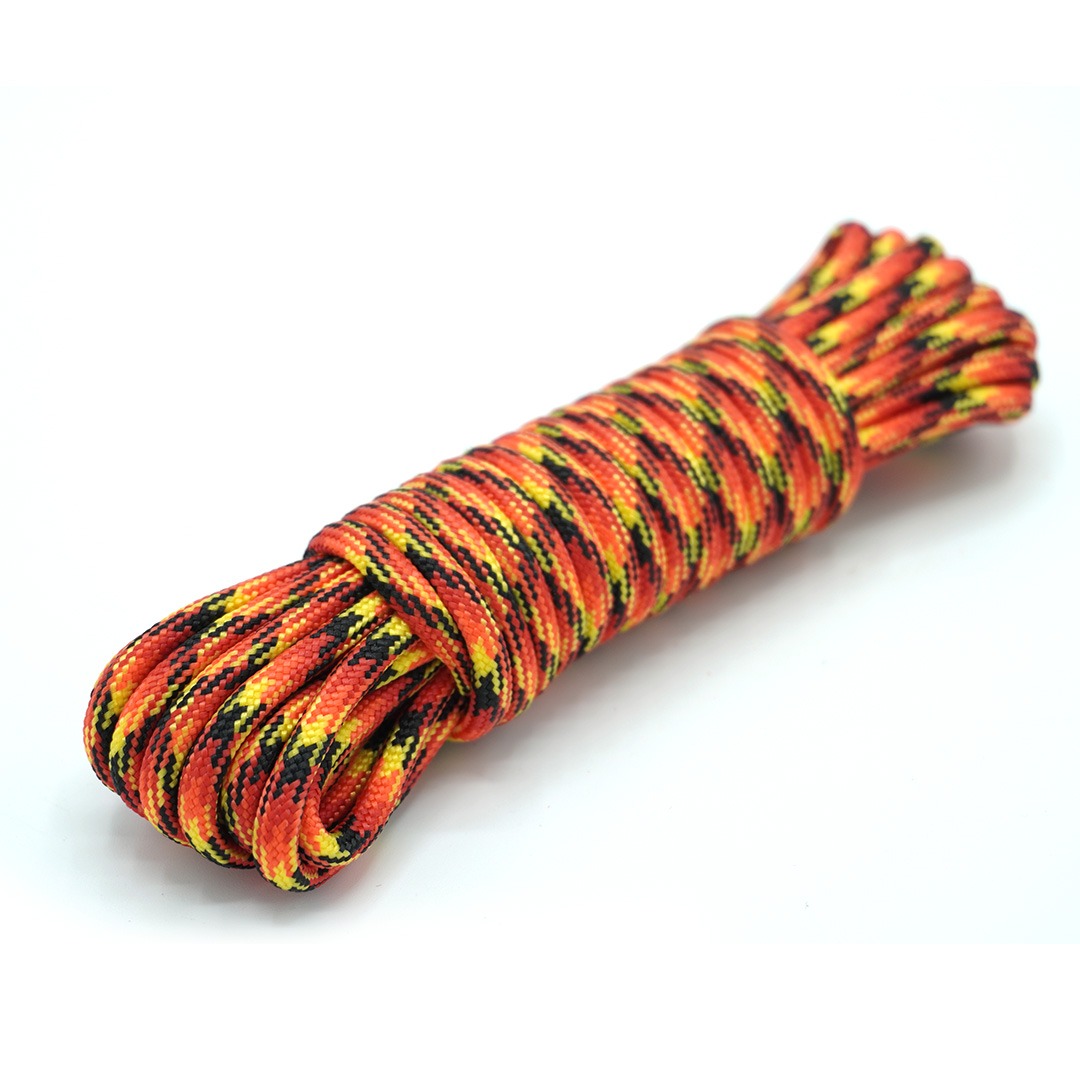 Paracord 550 - 4 mm | 55 - Fire camo - immagine 2