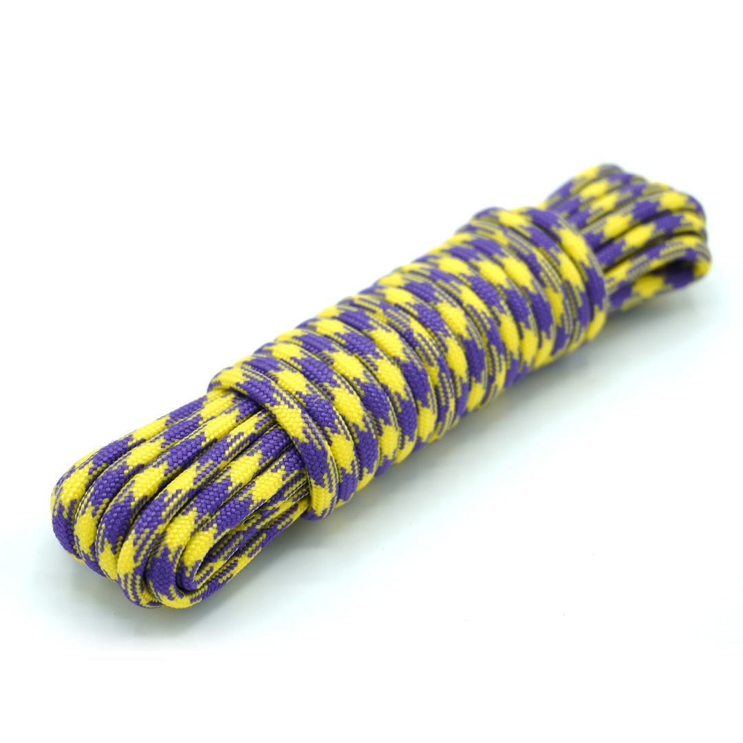 Paracord 550 - 4 mm | 57 - Yellow Purple camo - immagine 2