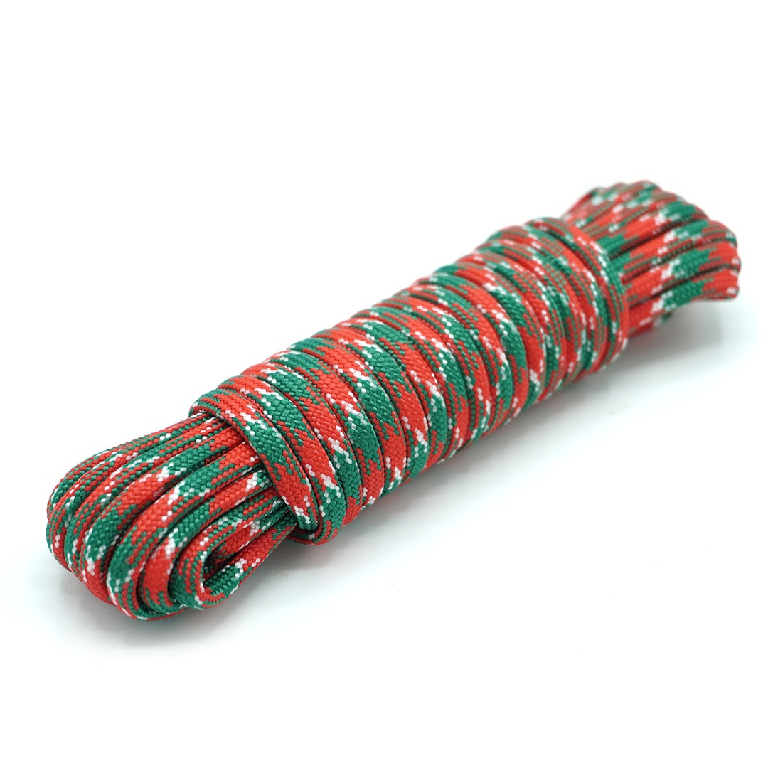 Paracord 550 - 4 mm | 59 - Red green camo - immagine 2