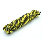 Paracord 550 - 4 mm | 82 - Black yellow camo - immagine 2