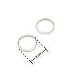 Anello per portachiavi Silver - immagine 2