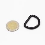 D-Ring nero acciaio inox - immagine 3