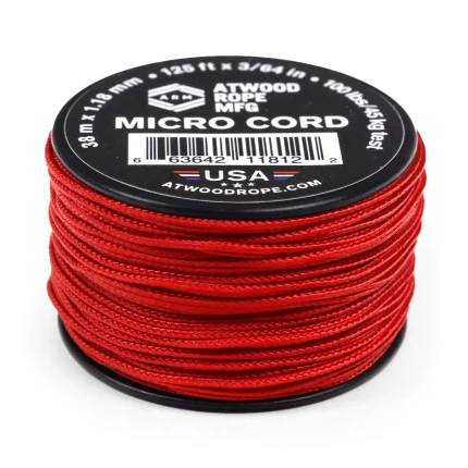 Microcord 1,18 mm | M16 - Rosso | 125' (38 m)