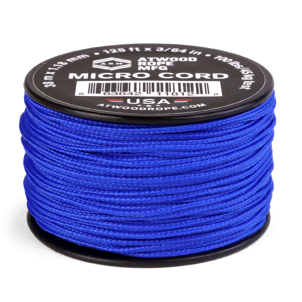 microcord atwood rope 1.18 mm untramarine blue Microcord 1,18 mm | M09 - Ultramarine | 125' (38 m) - immagine 1