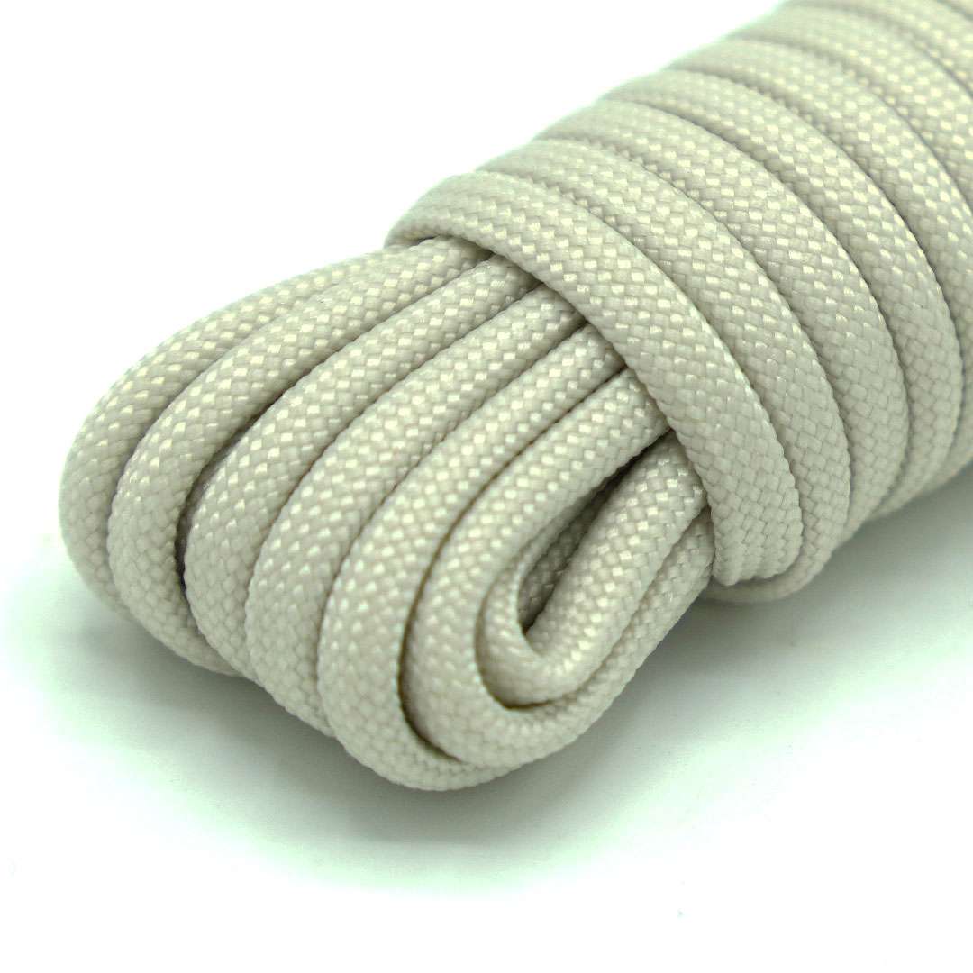 90 1 softsilver paracord-550 4mm originale-mil-spec-type-III-7-strand-black-squirrel-paracord Paracord 550 - 4 mm | 90 - Silver soft - immagine 1