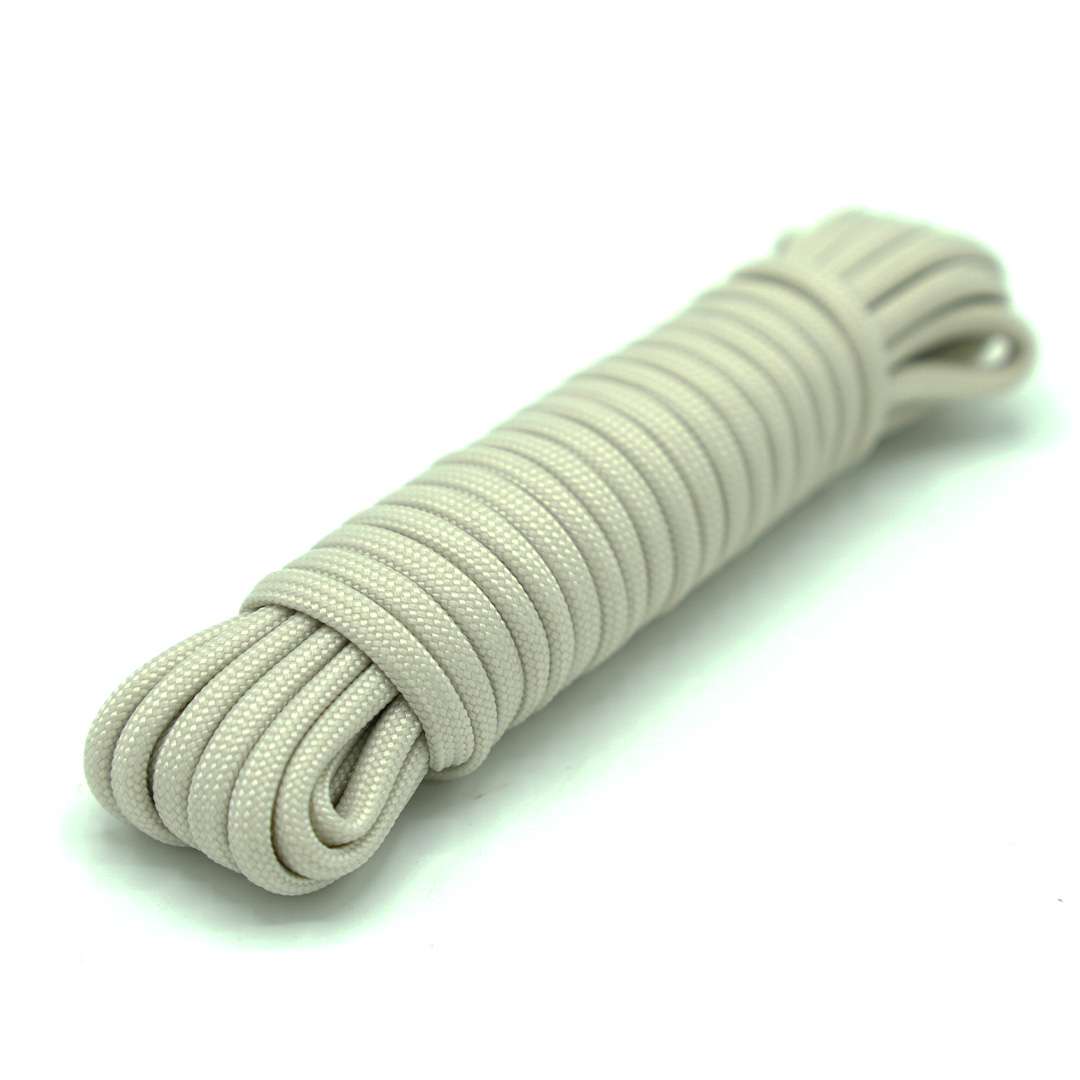 Paracord 550 - 4 mm | 90 - Silver soft - immagine 2
