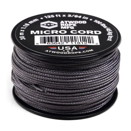 Microcord 1,18 mm | M33 - Graphite | 125' (38 m)