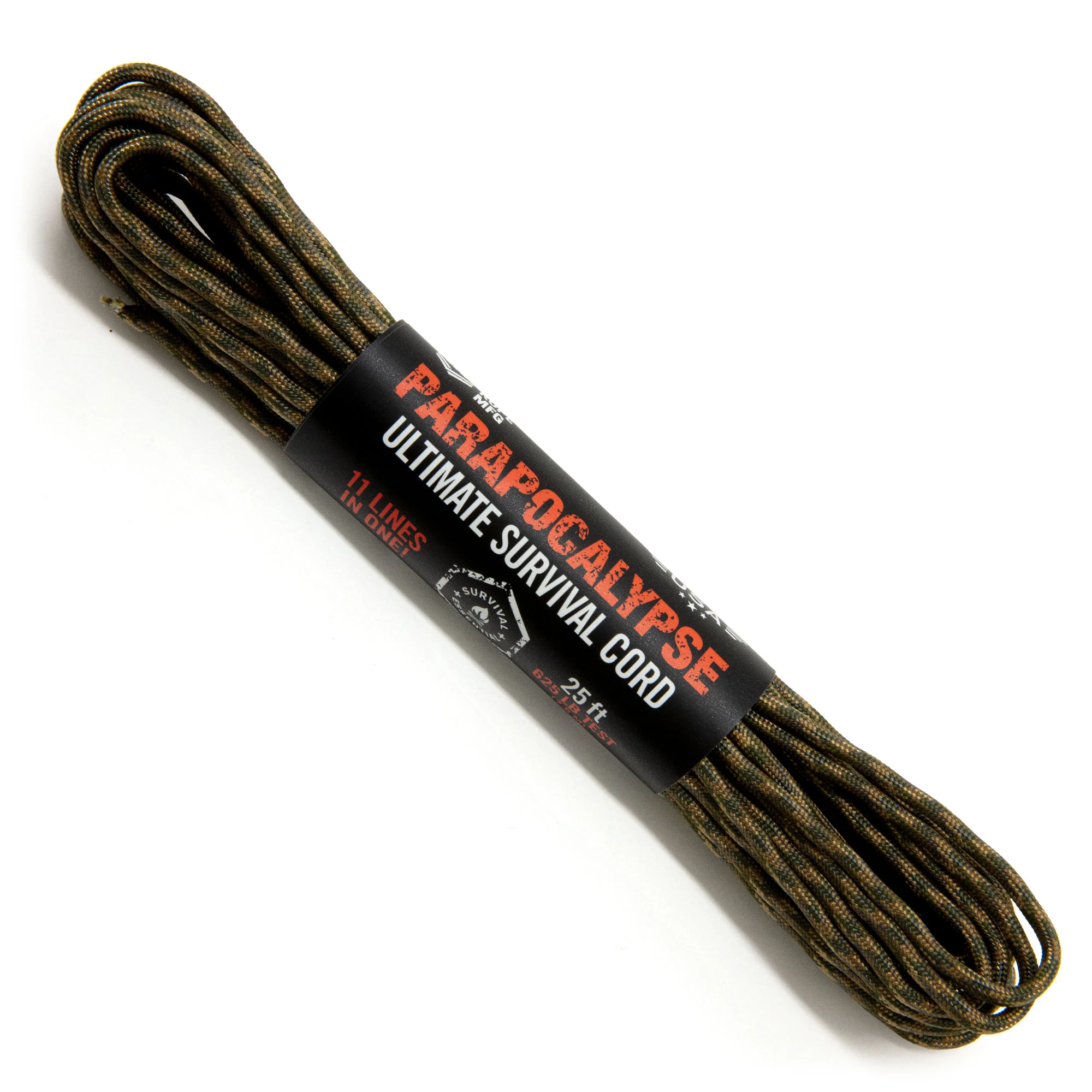 parapocalypse atwood paracord sopravvienza multiuso M camouflage Parapocalypse Ultimate Survival Cord - 15 metri - M Camouflage - immagine 1