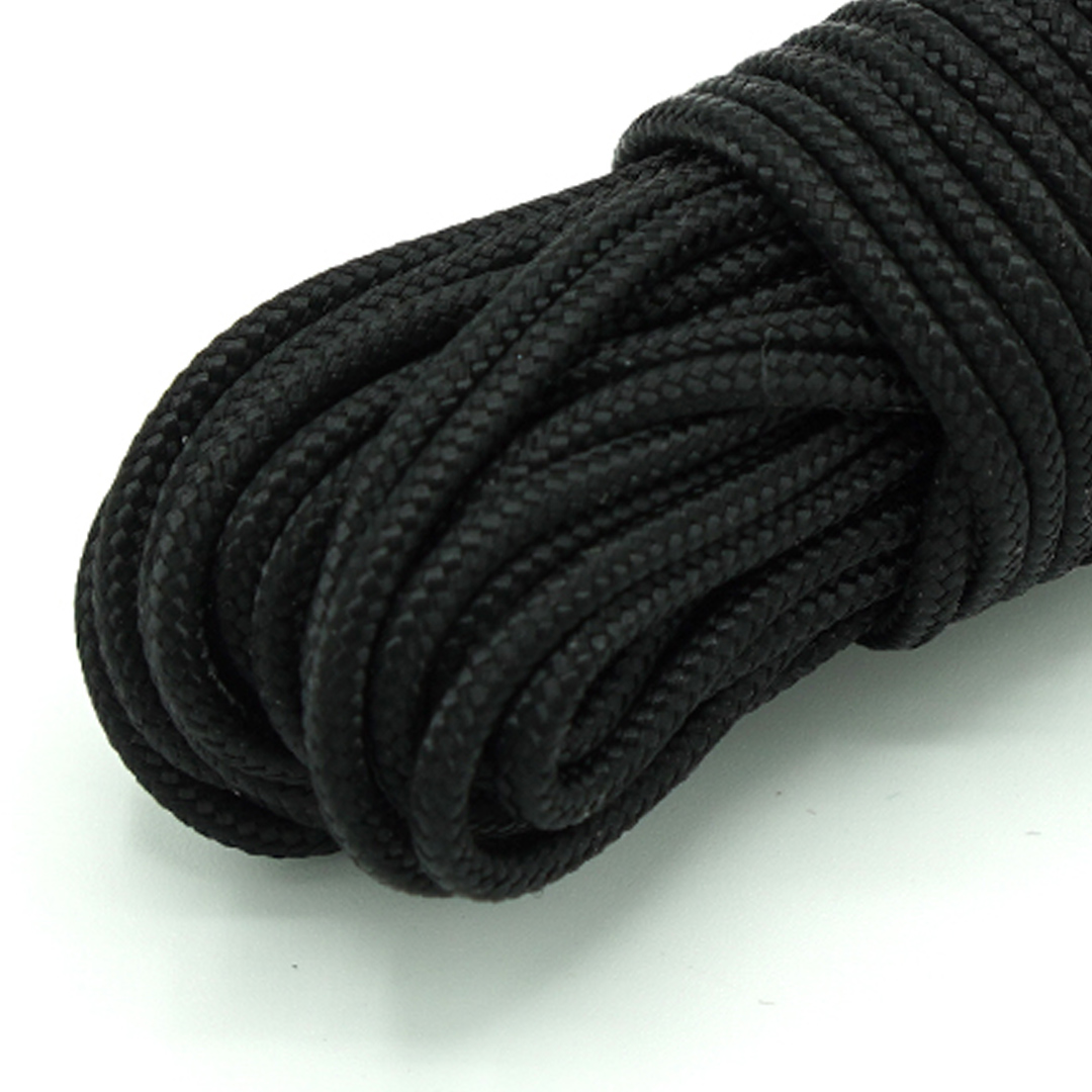 Paracord 425 - 3 mm | 01 - Nero - immagine 1