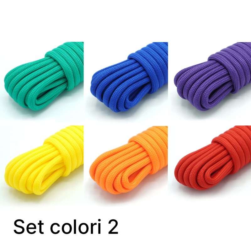kit fai da te per bracciali in paracord braccialetti di corda realizzati a mano tutorial set colori 2
