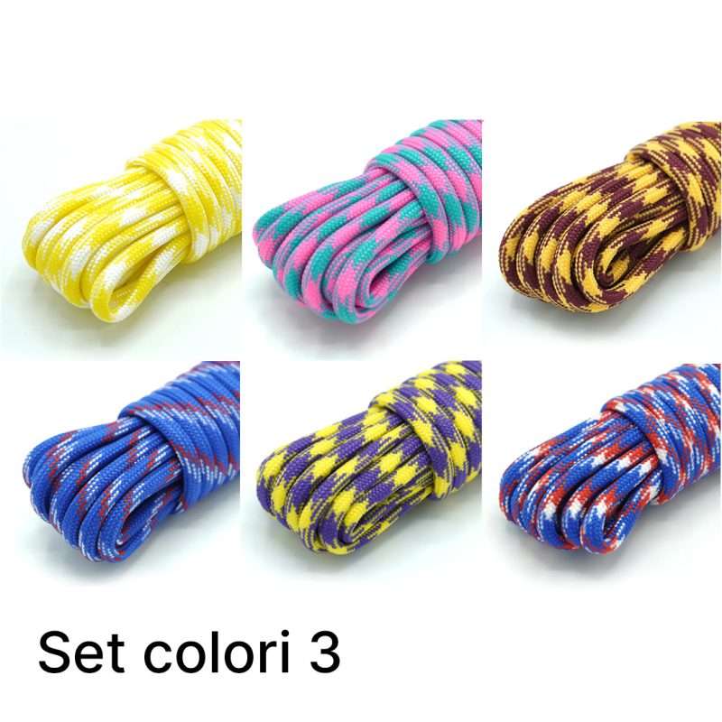 kit fai da te per bracciali in paracord braccialetti di corda realizzati a mano tutorial set colori 3