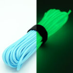 Paracord 550 Fosforescente - 4 mm | GID-03 - Azzurro