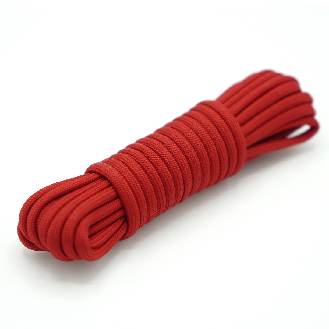 Paracord 550 - 4 mm | 93 - Rosso scarlatto - immagine 2