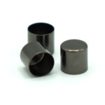Terminale metallico BLACK per corda 10 mm – End Cap per guinzagli