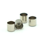 Terminale metallico SILVER per corda 6 mm – End Cap per guinzagli