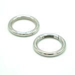 Moschettone ad anello - 32 mm - Silver