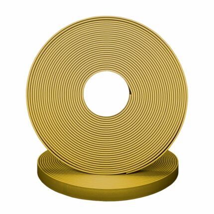 BioThane® 19 mm Gold als Meterware – wasserfestes Gurtband für selbstgemachte Hundehalsbänder und Leinen