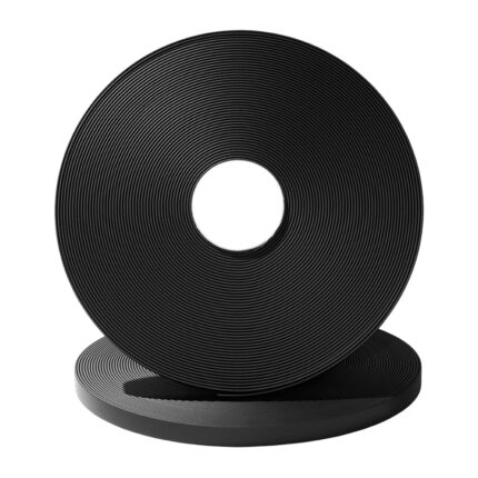 BioThane® 19 mm SCHWARZ als Meterware – wasserfestes Gurtband für selbstgemachte Hundehalsbänder und Leinen
